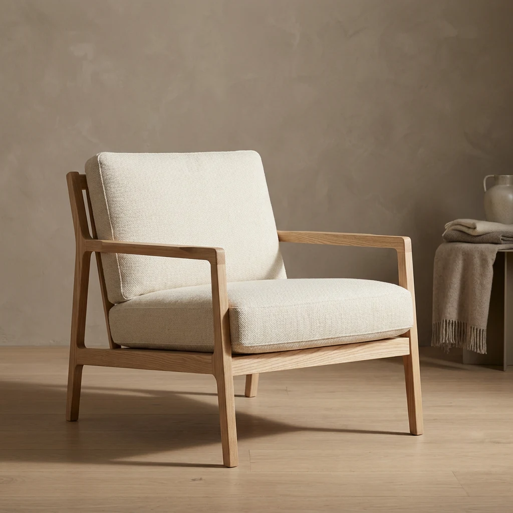 A chair, considered